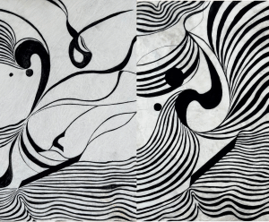 Cosmic Fragments (Diptych)